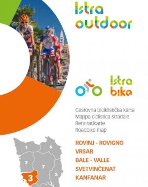 Road bike map: Rovinj/Vrsar/Bale/ Svetvinčenat/Kanfanar